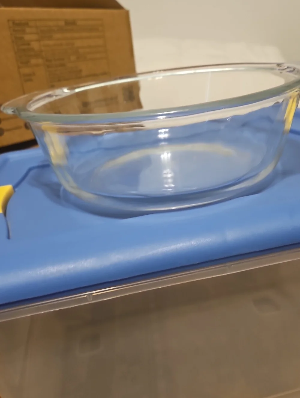 Clear Glass Baking Dish - Transparent Oven-Safe Casserole
